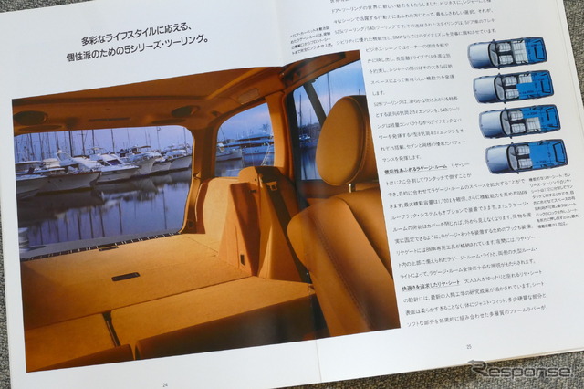 BMW 5シリーズ・ツーリング(E34)当時のカタログ