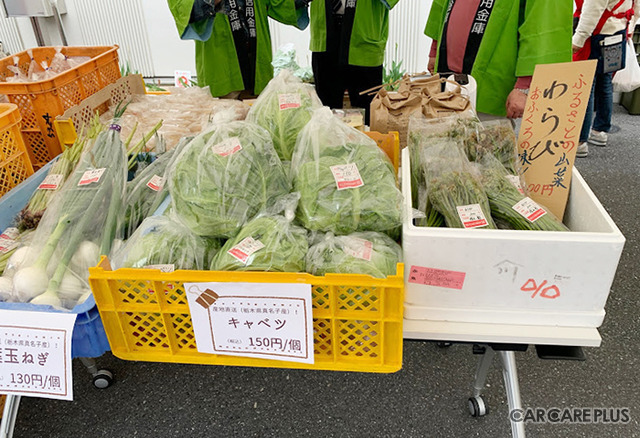「第一弾 まなご出張マルシェ」の様子