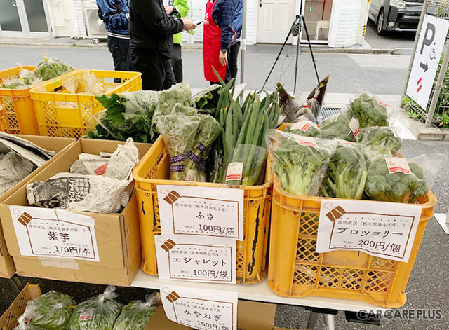 「第一弾 まなご出張マルシェ」の様子