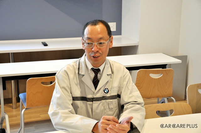 BMW木場サービスセンター サービス・アドバイザーの原亘さん