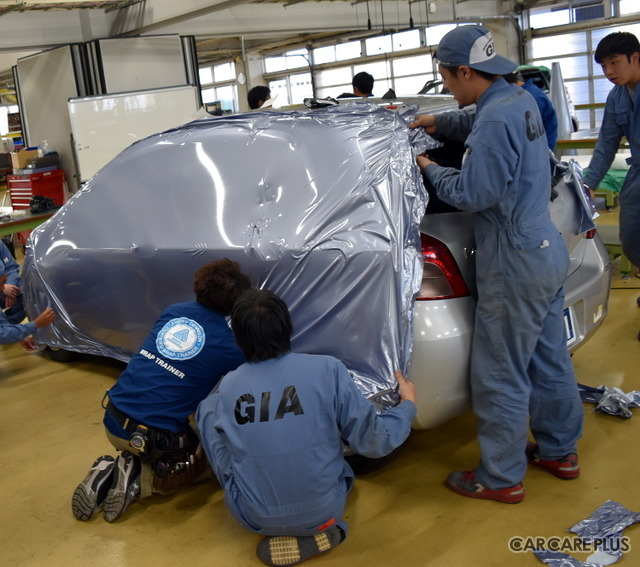 難しい一枚貼りもご覧の通り、見事にこなした