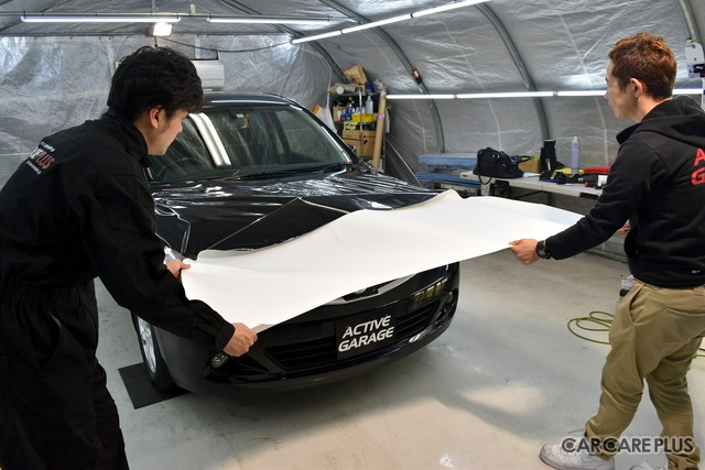 【編集部員が行く!突撃ショップレポート】プロのお仕事お見せします!!…カーラッピング体験編 その2