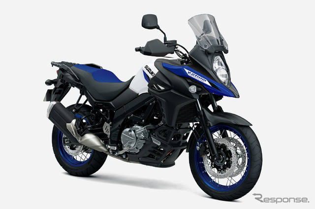 スズキ・Vストローム650XT ABS ブリリアントホワイト/パールビガーブルー