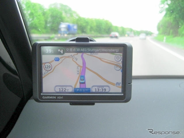 【GARMIN nuvi205W インプレ】フランクフルト - シュツットガルトを往復…河村康彦