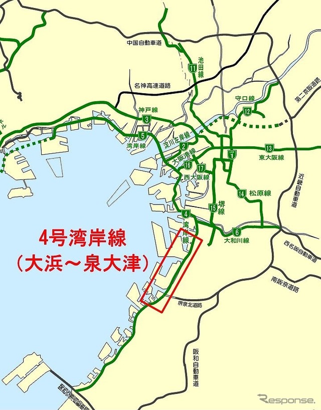 区間図