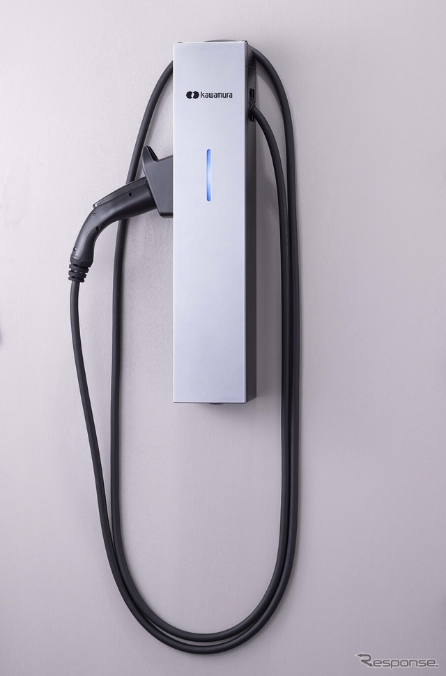 河村電器産業のEV充電器「EVコンポ Mode3」