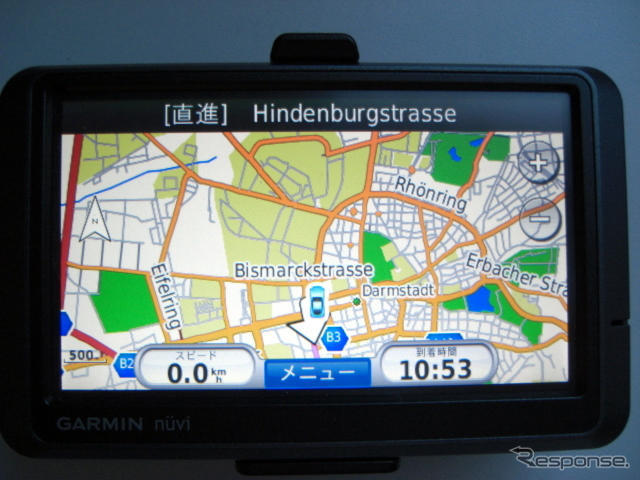 【GARMIN nuvi205W インプレ】ドイツで利用 速度超過警告に驚き…河村康彦