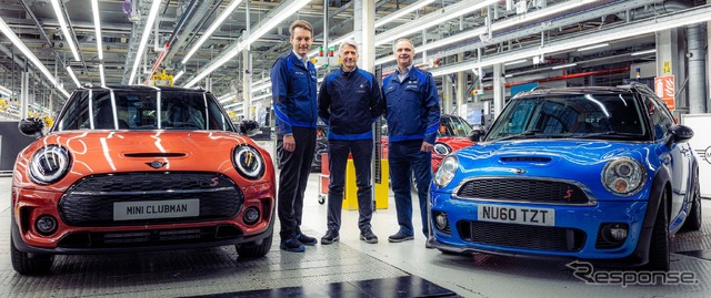 現行MINIクラブマンの最終モデルと先代MINIクラブマン