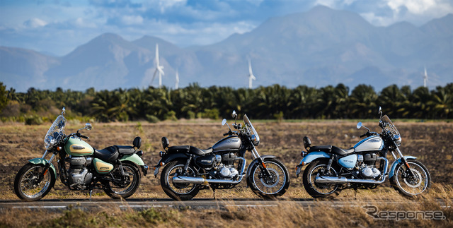 ロイヤルエンフィールド・メテオ350 オーロラシリーズ