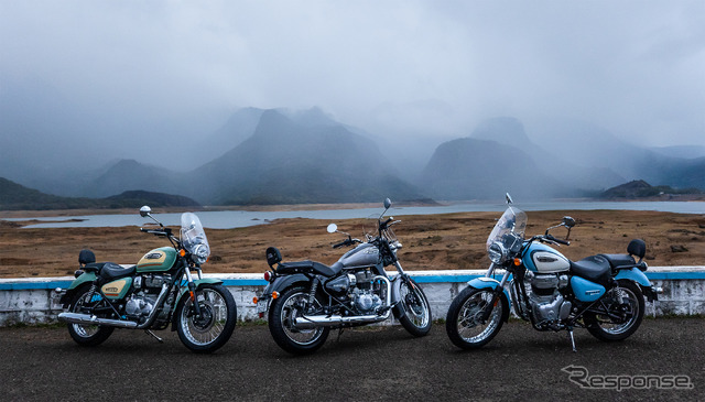 ロイヤルエンフィールド・メテオ350 オーロラシリーズ