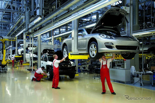 ポルシェ パナメーラ の生産見学ツアー…ライプツィヒ工場