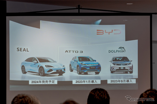 今年は、BYD『SEAL(シール)』の発売が予定されている。