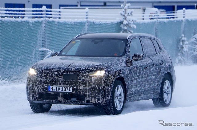 BMW X3 次期型プロトタイプ(スクープ写真)