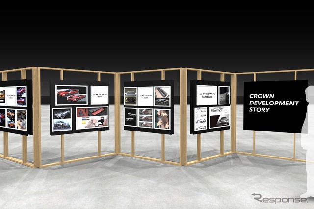 知る：クラウン開発ストーリー展示（イメージ）