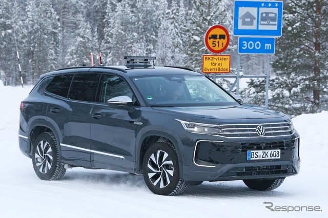 VW タイロン 次期型プロトタイプ(スクープ写真)