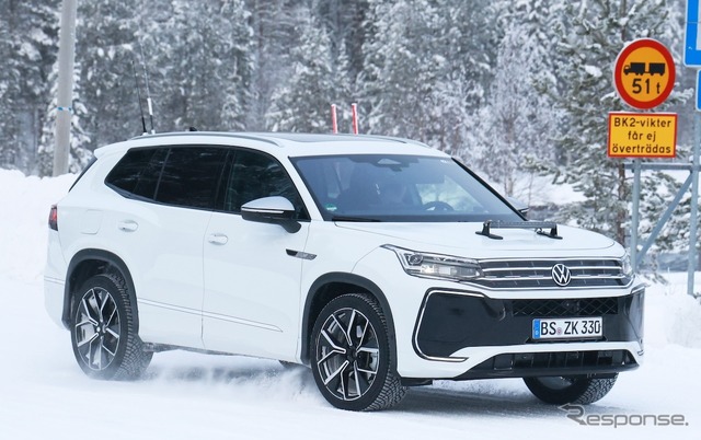 VW タイロン 次期型プロトタイプ(スクープ写真)