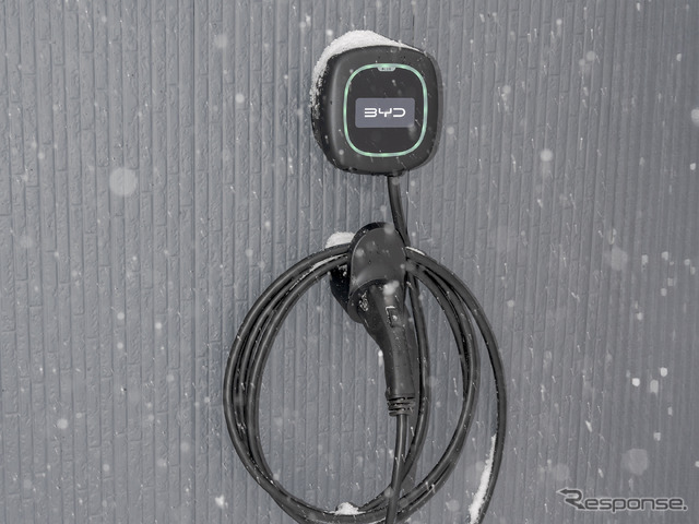 ユアスタンドが提供するWallbox社製のEV充電器「Pulsar Plus」。