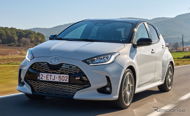 トヨタ・ヤリス 改良新型の「GR SPORT」(欧州仕様)