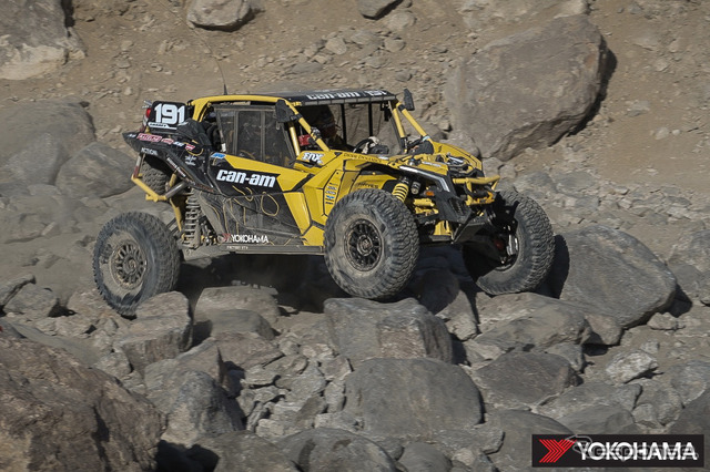 〈King of the Hammers〉の「4900 Can-Am UTV」レースで優勝したKyle Chaney選手の参戦車両(2023年)