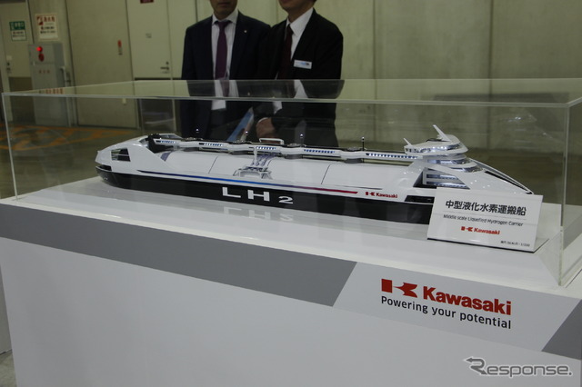 川崎重工ブース(H2 & FC EXPO 水素燃料電池展)
