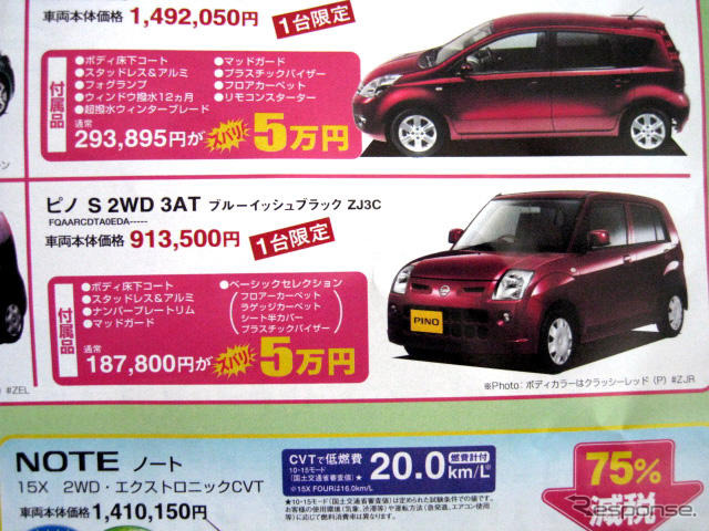 【新車値引き情報】このプライスで!!---オプションや特別仕様も魅力的