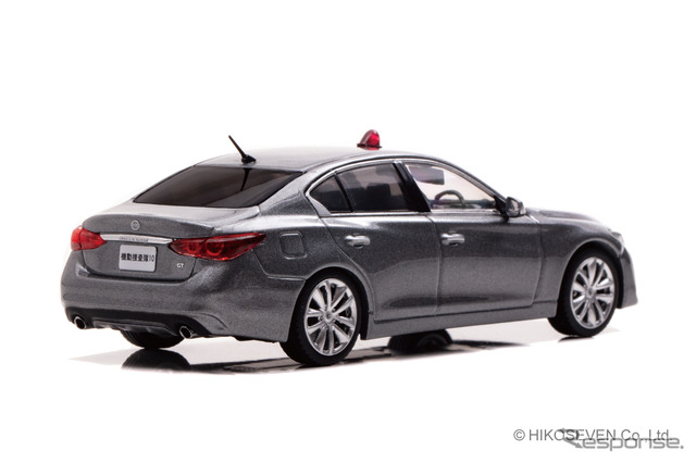 日産スカイラインGT(V37)2022警察本部刑事部機動捜査隊車両(グレー)