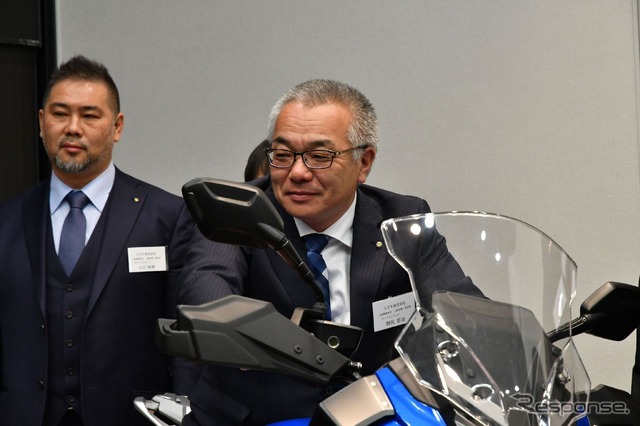 「GSX-S1000GX」のチーフエンジニアを務めた野尻哲治氏