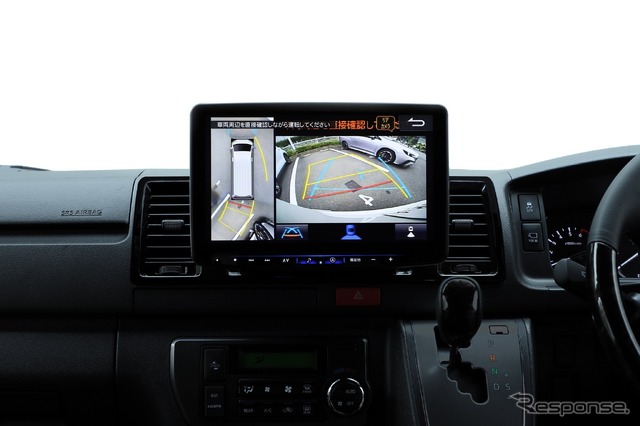 「XF11NX2」での純正パノラミックビューモニター表示イメージ