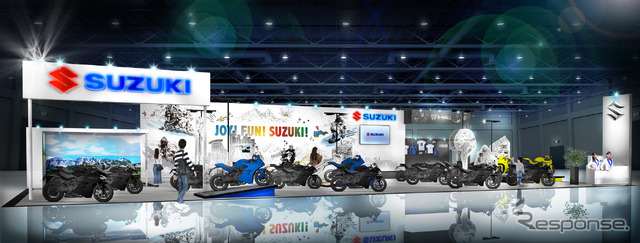 2024モーターサイクルショー スズキ ブースイメージ