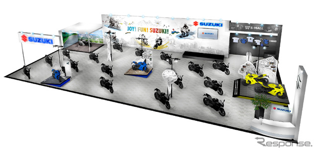 2024モーターサイクルショー スズキ ブースイメージ