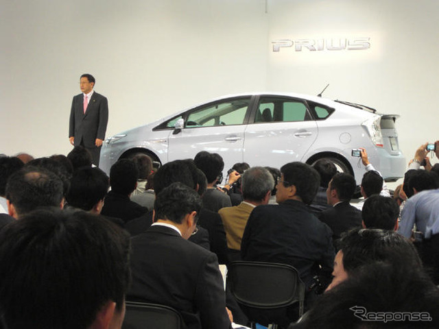 【トヨタ プリウス 新型発表】豊田副社長、利益はそこそこ