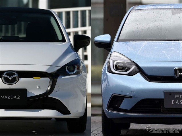 【マツダ2 vs フィット】スペック比較…コンパクトカー選ぶなら? こだわりの違いは