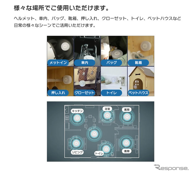 MAXWIN ヘルメット専用の除菌消臭器「MF-C1」