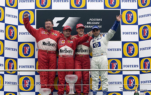 【F1ベルギーGPリザルト】上位はともかく6位以下が……