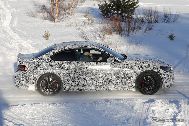 BMW M2 CS プロトタイプ(スクープ写真)