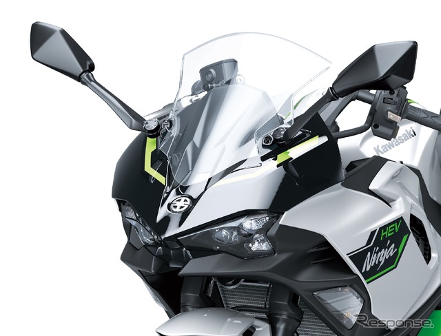 「Ninja」シリーズとハイブリッドモデルを融合したスタイリング