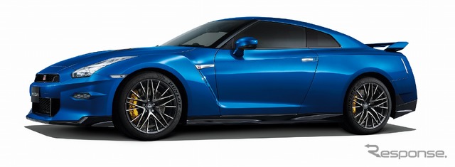 日産GT-R 2025年モデル(ワンガンブルー)