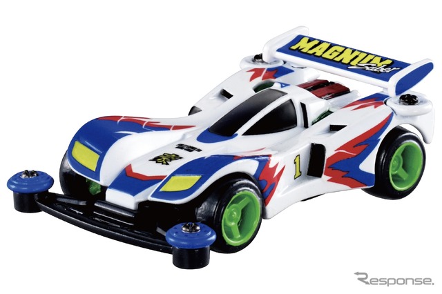 トミカプレミアムunlimited 爆走兄弟レッツ&ゴー!! ミニ四駆 マグナムセイバー (C)TOMY (C)TAMIYA (C)こしたてつひろ/小学館・ShoPro