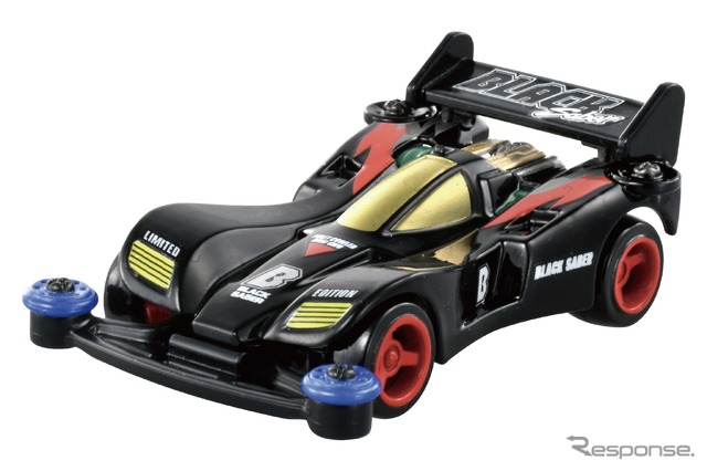 トミカプレミアムunlimited 爆走兄弟レッツ&ゴー!! ミニ四駆 ブラックセイバー (C)TOMY (C)TAMIYA (C)こしたてつひろ/小学館・ShoPro