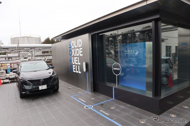 日産栃木工場で固体酸化物燃料電池(SOFC)が稼働
