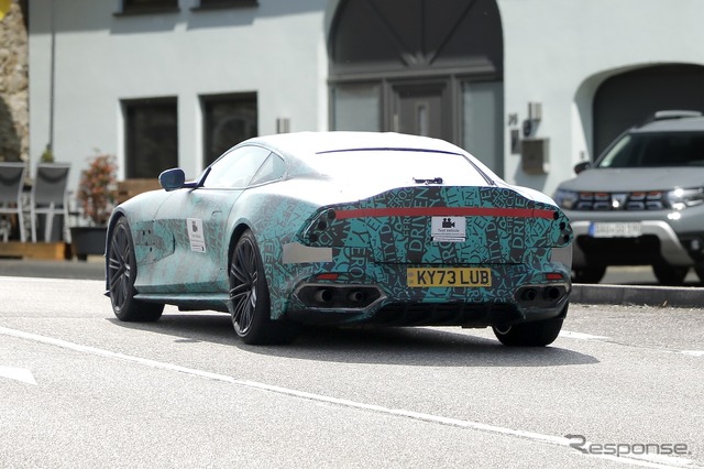 アストンマーティン DBS 後継 V12スーパーカーのプロトタイプ(スクープ写真)