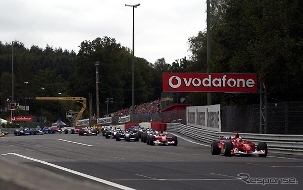 【F1ベルギーGP決勝】TV中継に映らなかった王者シューマッハ