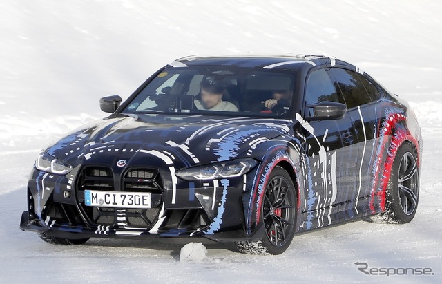 4つのモーターを搭載したBMWの超高性能EVのプロトタイプ(スクープ写真)