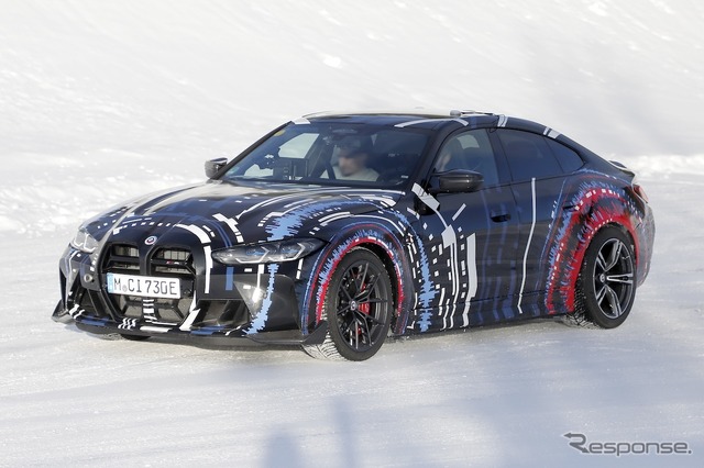 4つのモーターを搭載したBMWの超高性能EVのプロトタイプ(スクープ写真)
