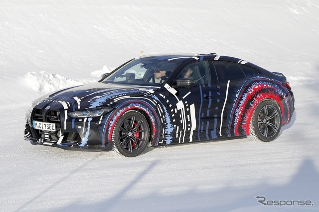 4つのモーターを搭載したBMWの超高性能EVのプロトタイプ(スクープ写真)