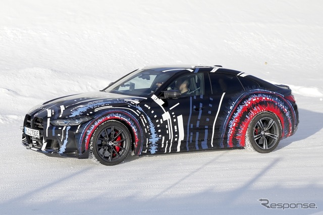 4つのモーターを搭載したBMWの超高性能EVのプロトタイプ(スクープ写真)