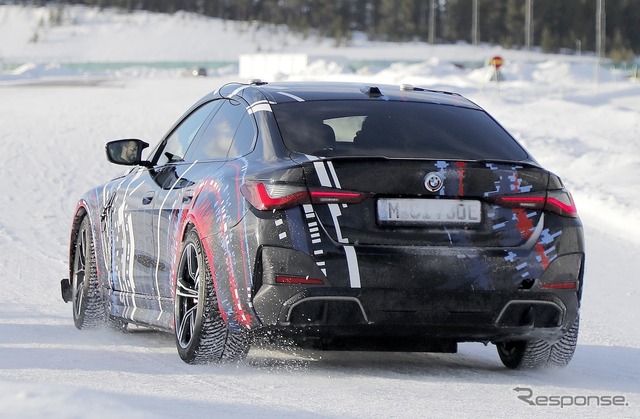 4つのモーターを搭載したBMWの超高性能EVのプロトタイプ(スクープ写真)