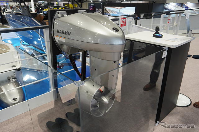 ヤマハの電動推進機「HARMO」(ジャパン・インターナショナルボートショー2024)