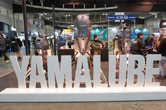 ヤマハブースの展示(ジャパン・インターナショナルボートショー2024)