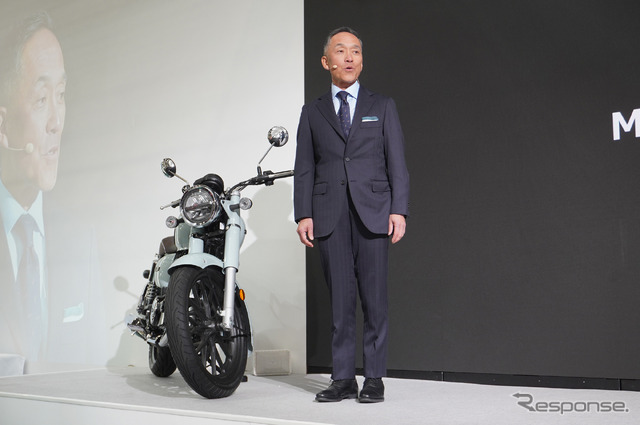 ホンダモーターサイクルジャパン 室岡克博社長(東京モーターサイクルショー2024)
